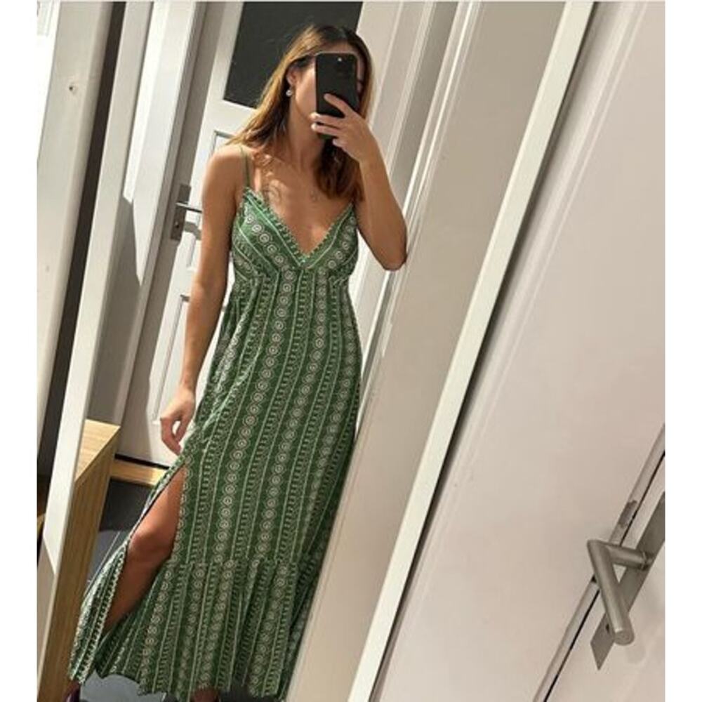 Zara Green Midi Dress - Picture 13 of 16